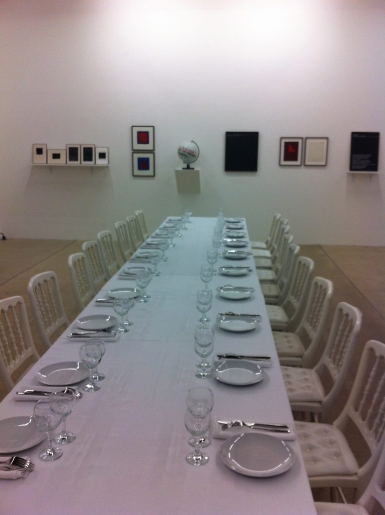 Exhibition view: Miroirs Noirs, galerie frank elbaz, Paris, 2013
