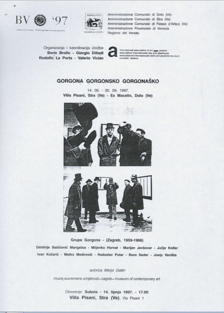 Gorgona, Gorgonesco, Gorgonico, 47th Venice Biennale, 1997