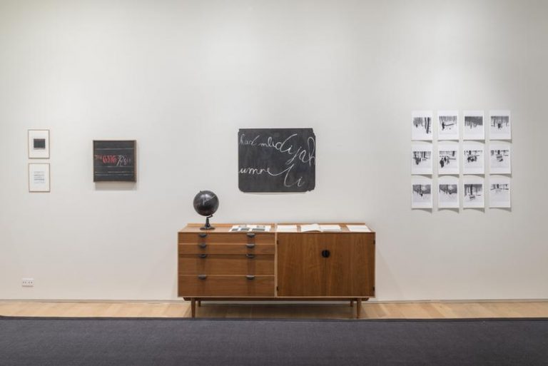 Exhibition view: Knifer, Mangelos, Vaništa, Mitchell-Innes & Nash, New York, 2015