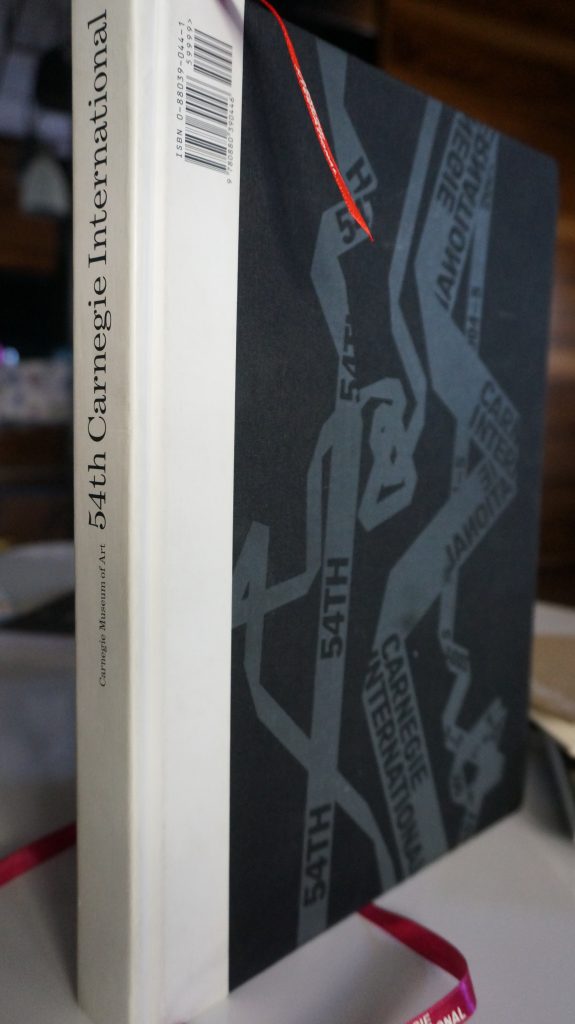 Cover of 54th Carnegie International, Carnegie Museum of Art, Pittsburgh, 2004