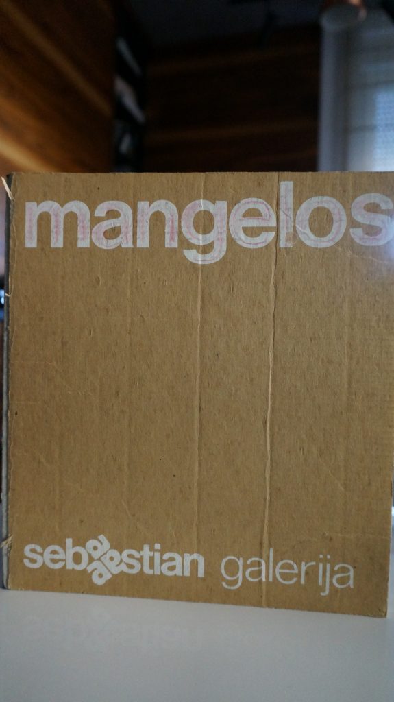Cover of Mangelos, Gallery Sebastian, Belgrade, 1986