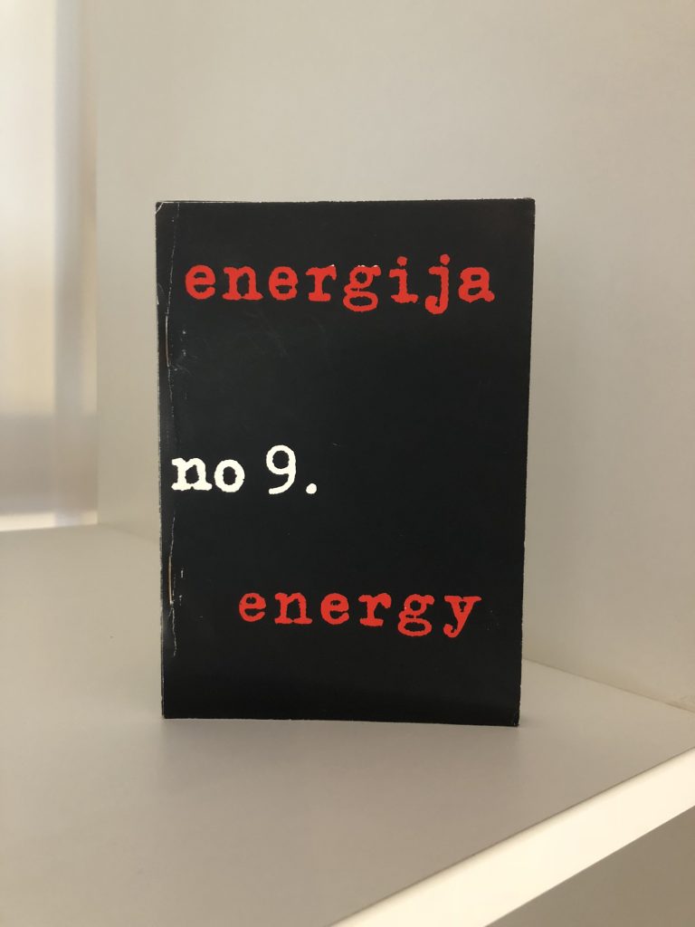 Cover of Mangelos no. 9 – Energy, Zagreb, 1978
