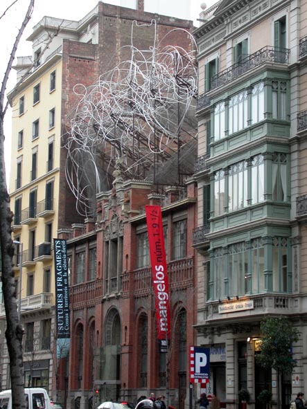 Exhibition view: Mangelos Nos. 1 – 9½, Fundació Antoni Tàpies, Barcelona, 2004