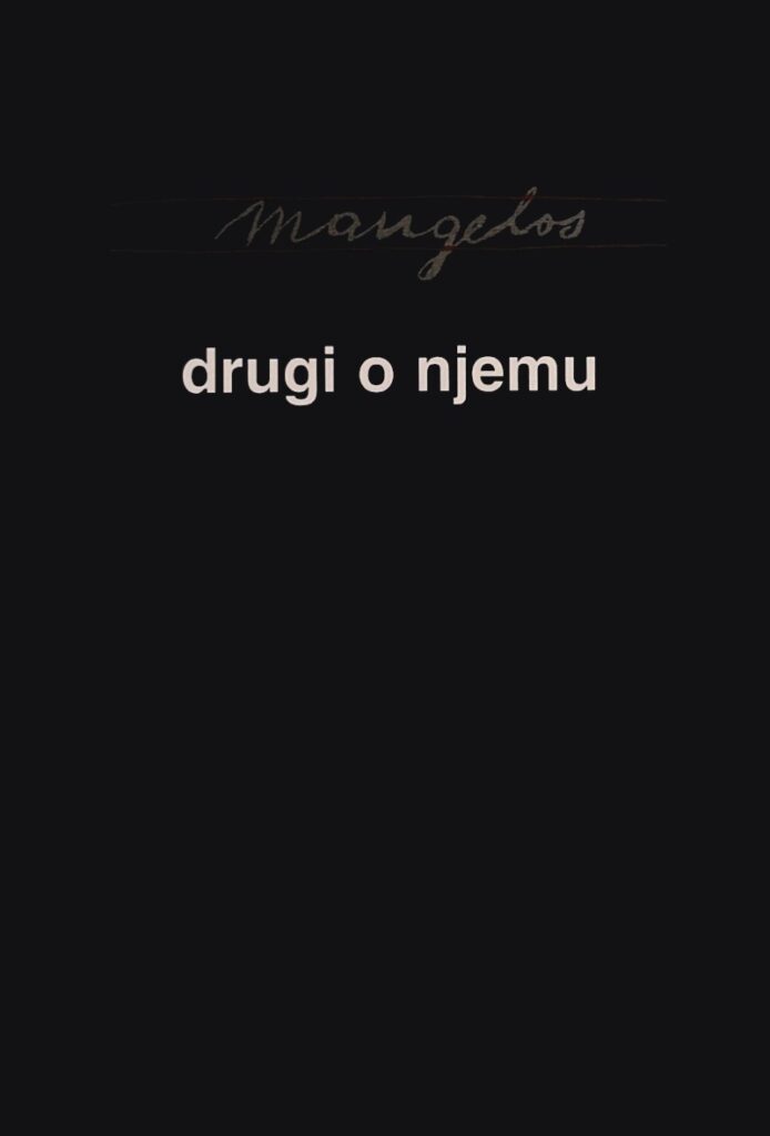 Cover of Mangelos – drugi o njemu, Vojin Bašičević and Prometej, Novi Sad, 1997