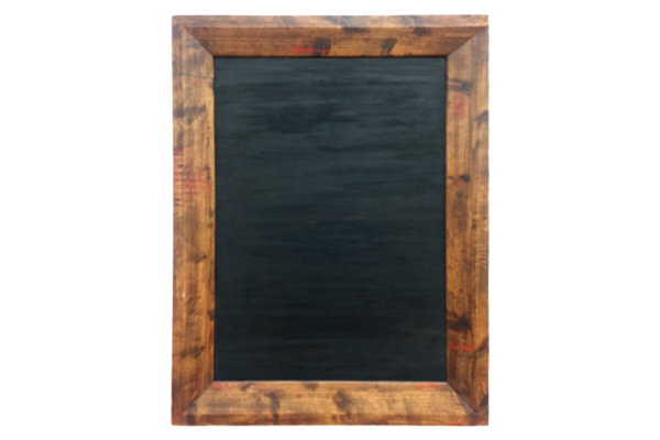 Mangelos, blackboard in a wooden frame