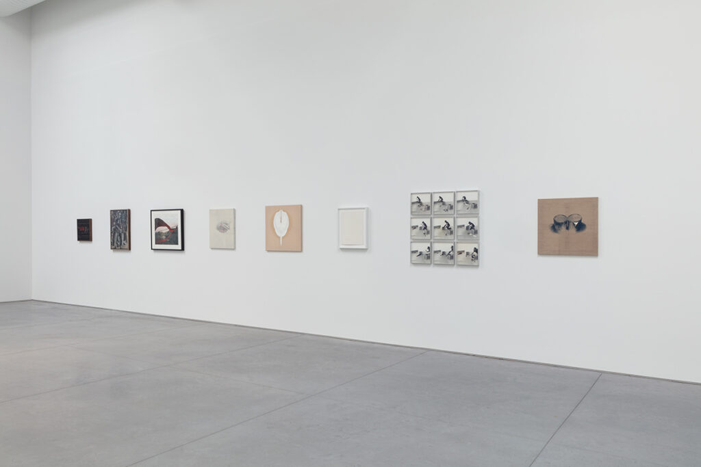 Exhibition view: Doubles, Dobros, Pliegues, Pares, Twins, Mitades, The Warehouse, Dallas, 2017